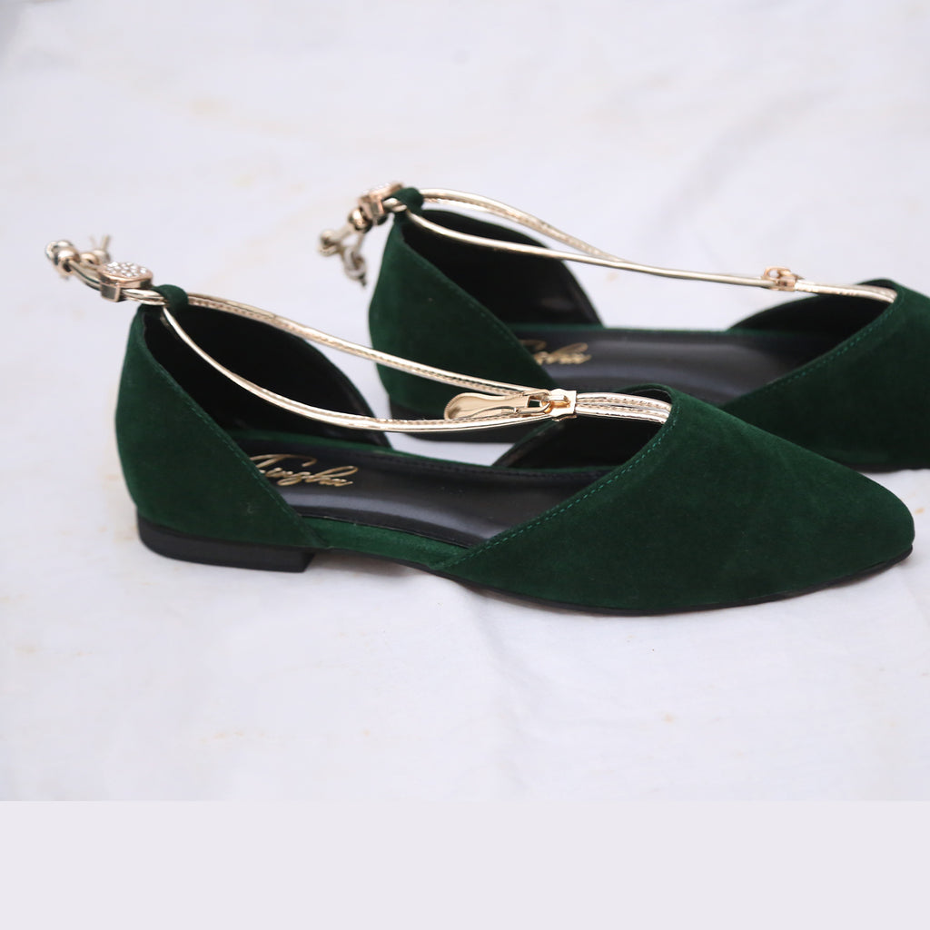 ZIPPER MULE - GREEN - Finsha Shoes