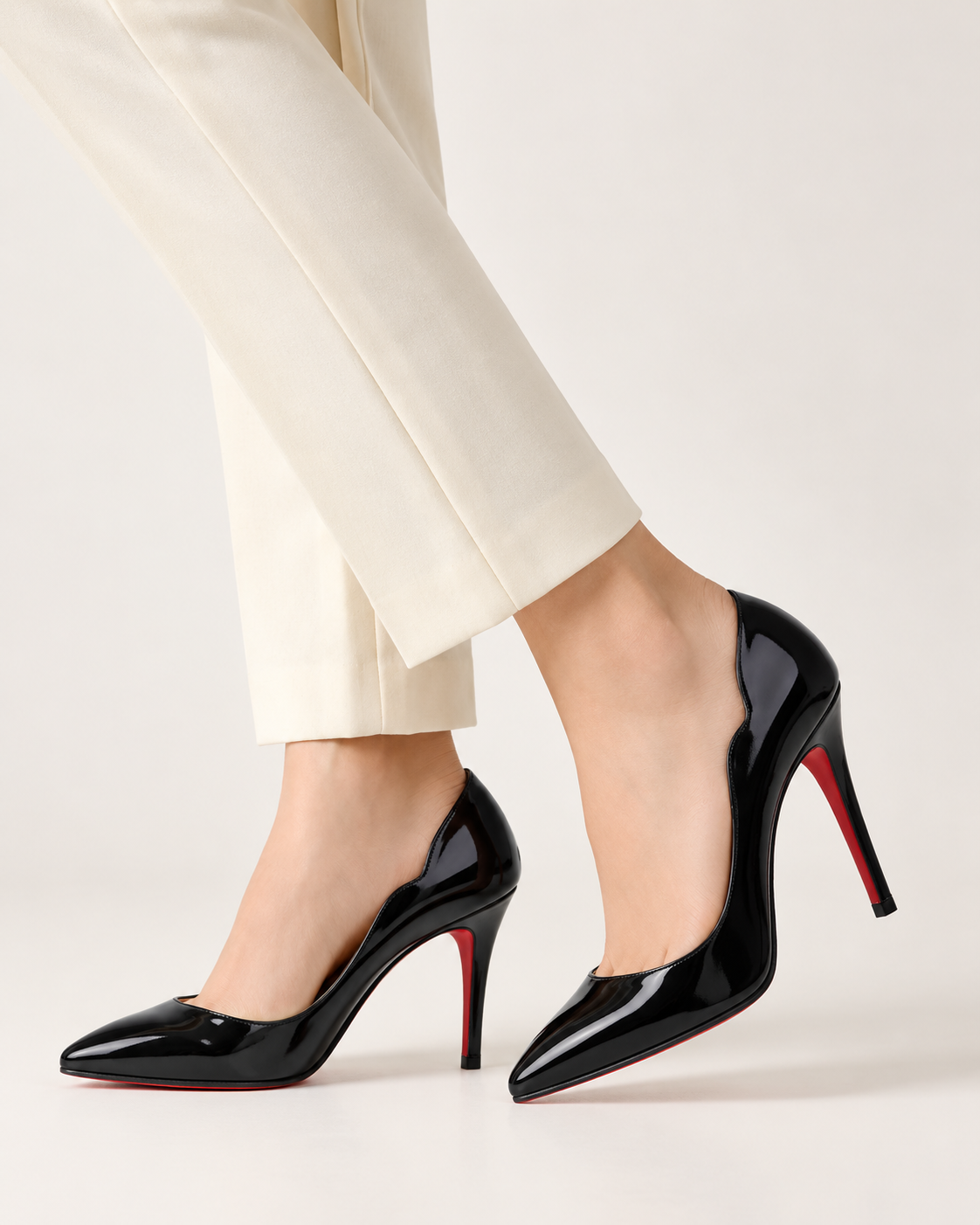 Kitkat French Red bottom 4 Inch Heel