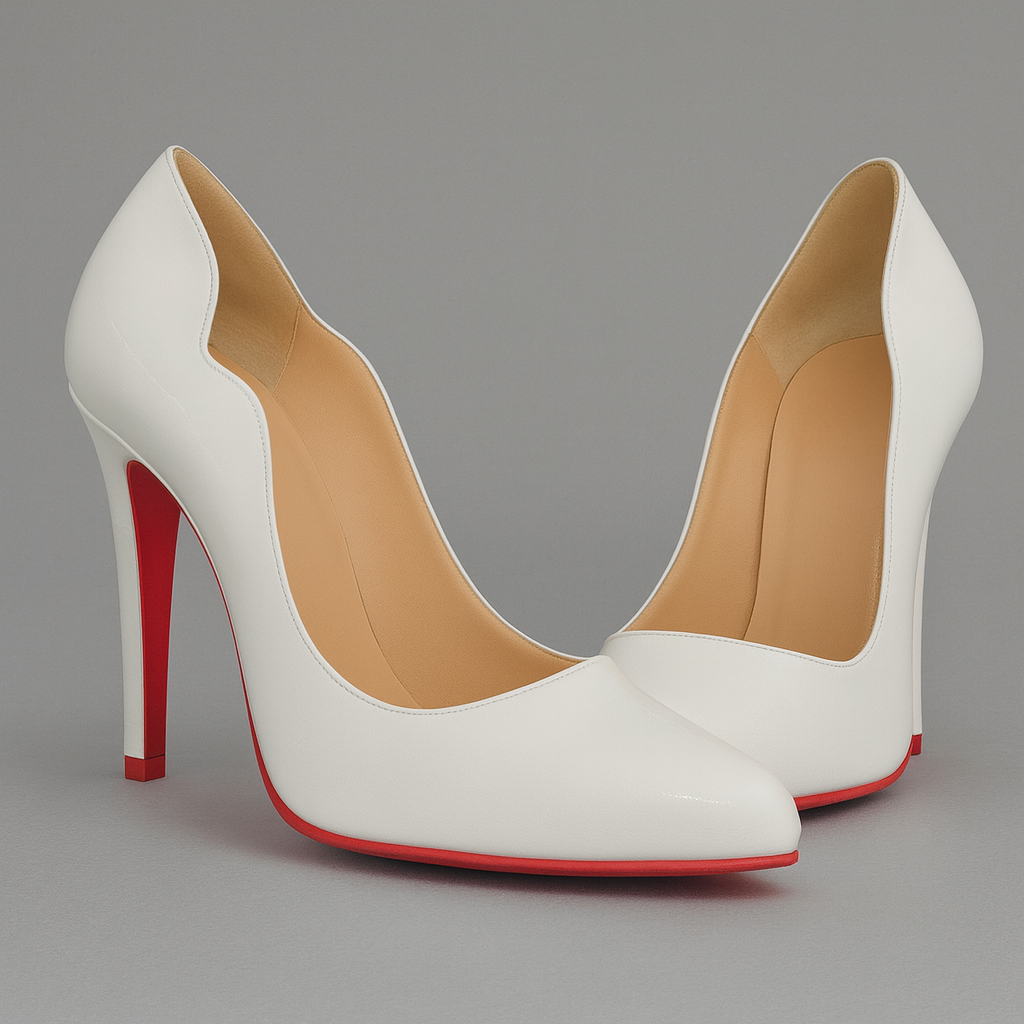 Kitkat French Red bottom 4 Inch Heel - Finsha Shoes