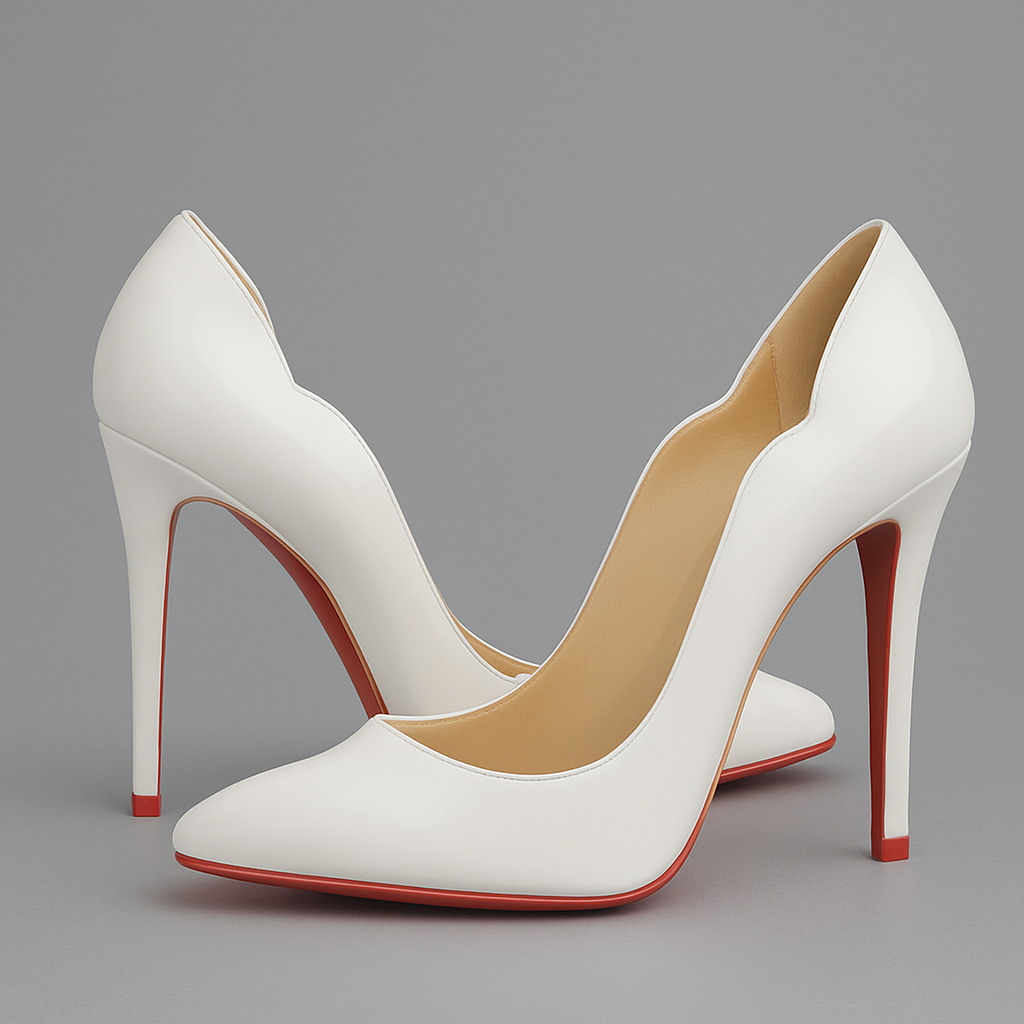Kitkat French Red bottom 4 Inch Heel - Finsha Shoes