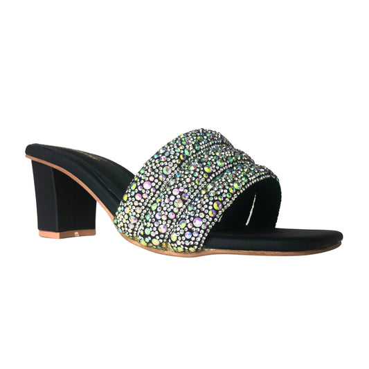 LINA BLOCK HEEL - BLACK