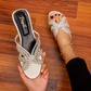 LIZZ FLAT SLIPPER - GOLD