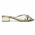 LUXE BLOCK HEEL SLIPPER - Finsha Shoes