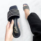 LYDIA SLIPPER - BLACK