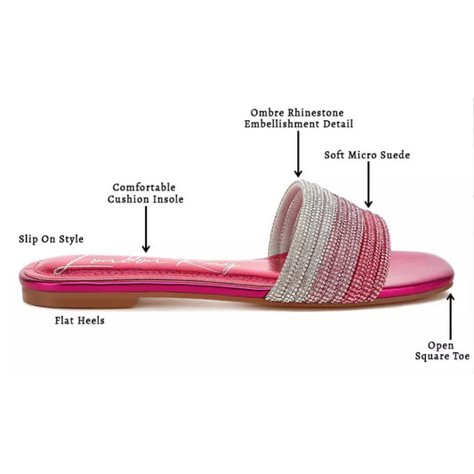 PARIWISH FLAT SLIPPER - PINK