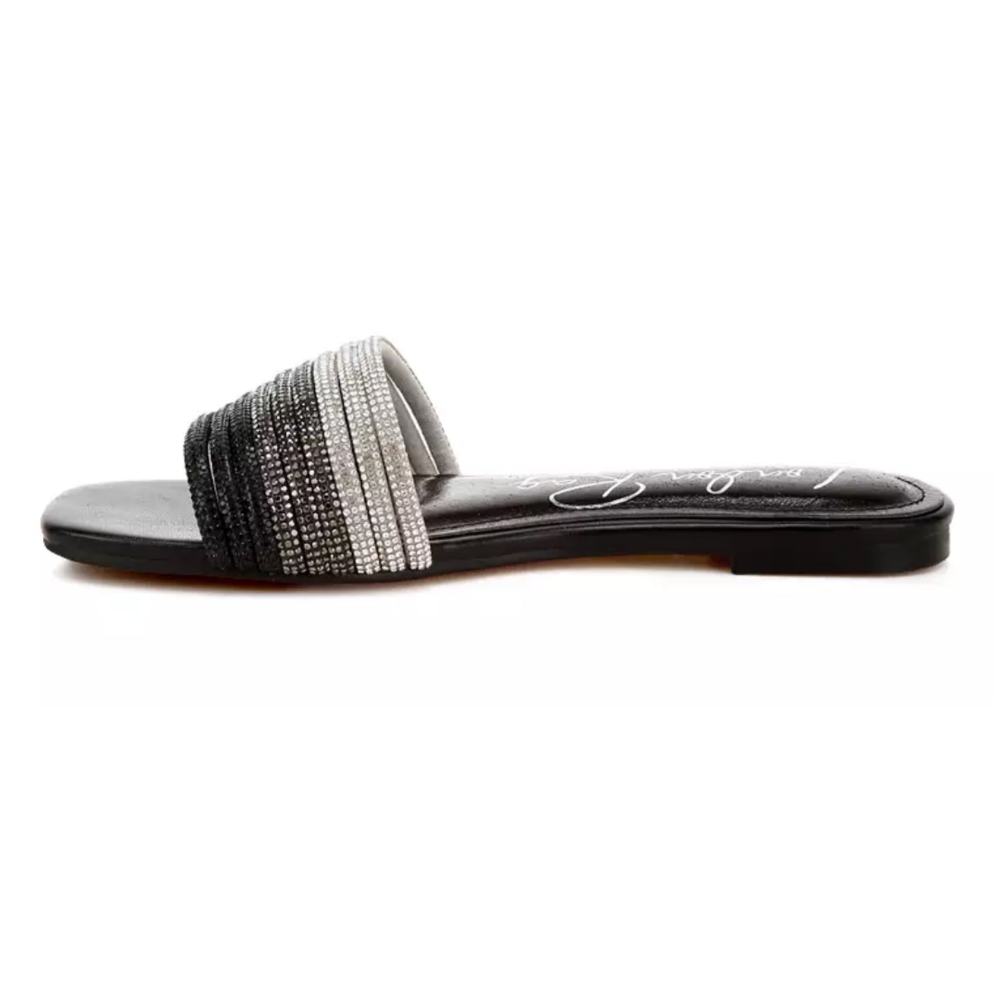 PARIWISH FLAT SLIPPER - BLACK