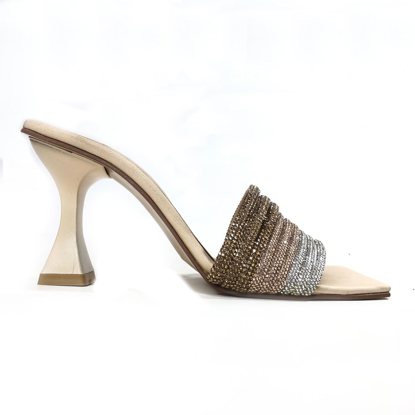 PARIWISH HEEL SANDAL - BEIGE
