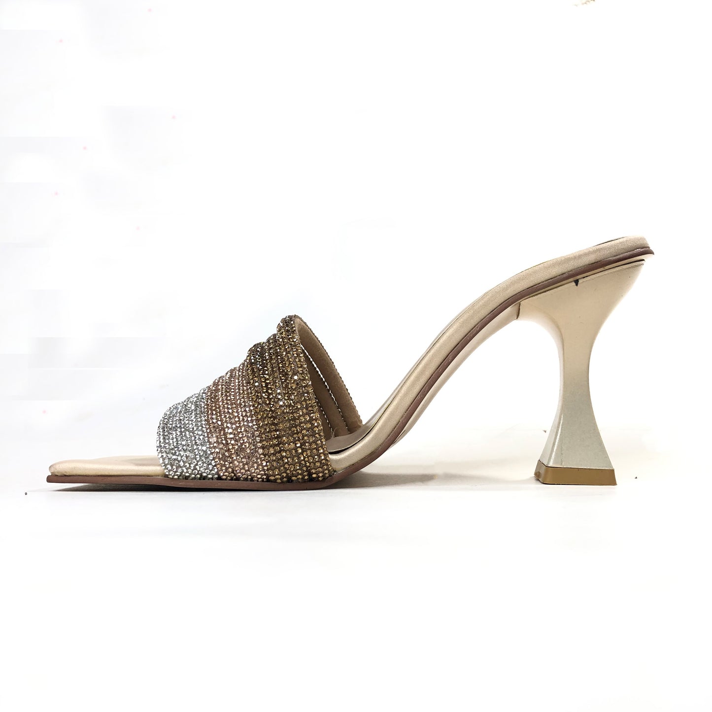 PARIWISH HEEL SANDAL - BEIGE