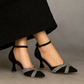 PRINCESS HEEL SANDAL - BLACK