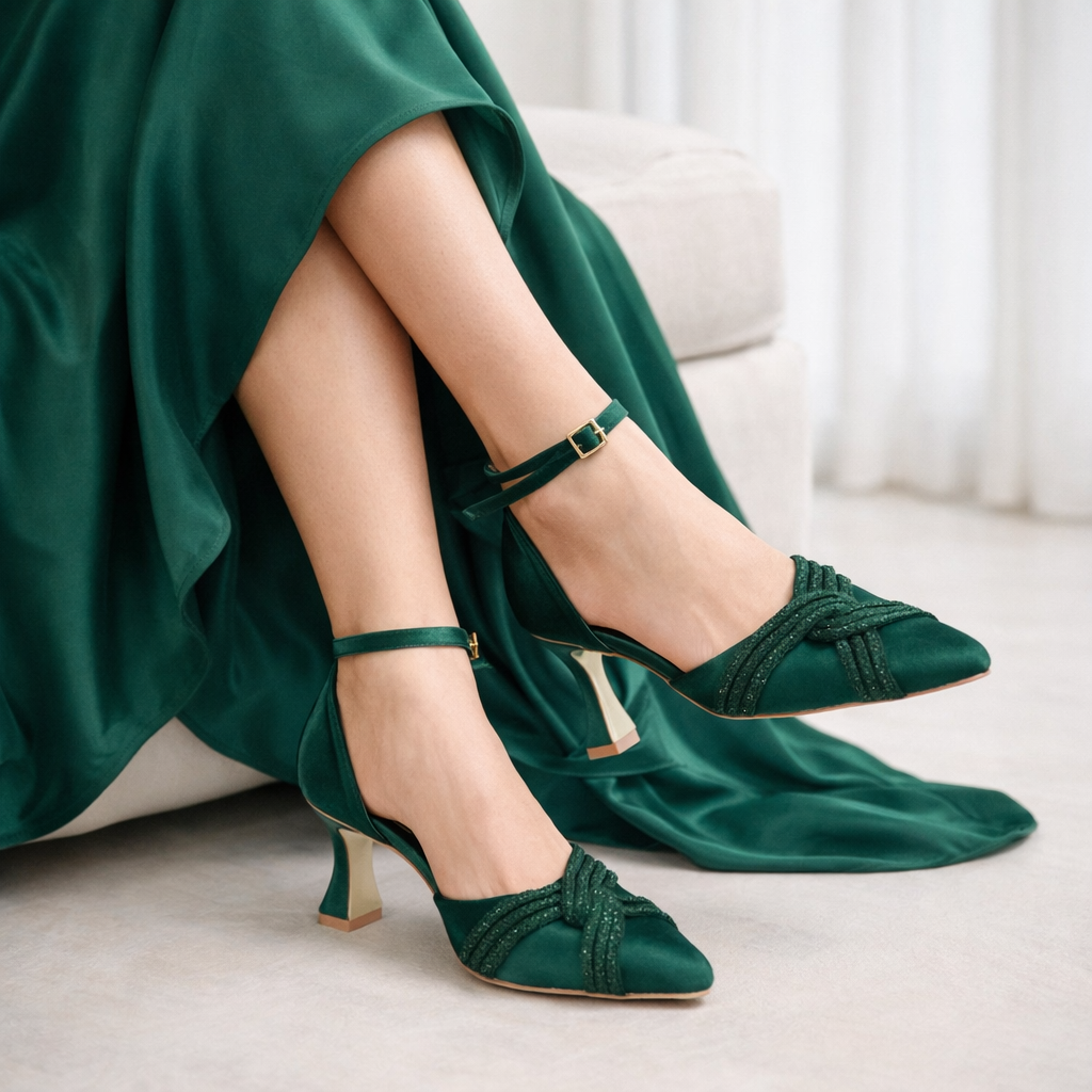 PRINCESS HEEL SANDAL - Finsha Shoes