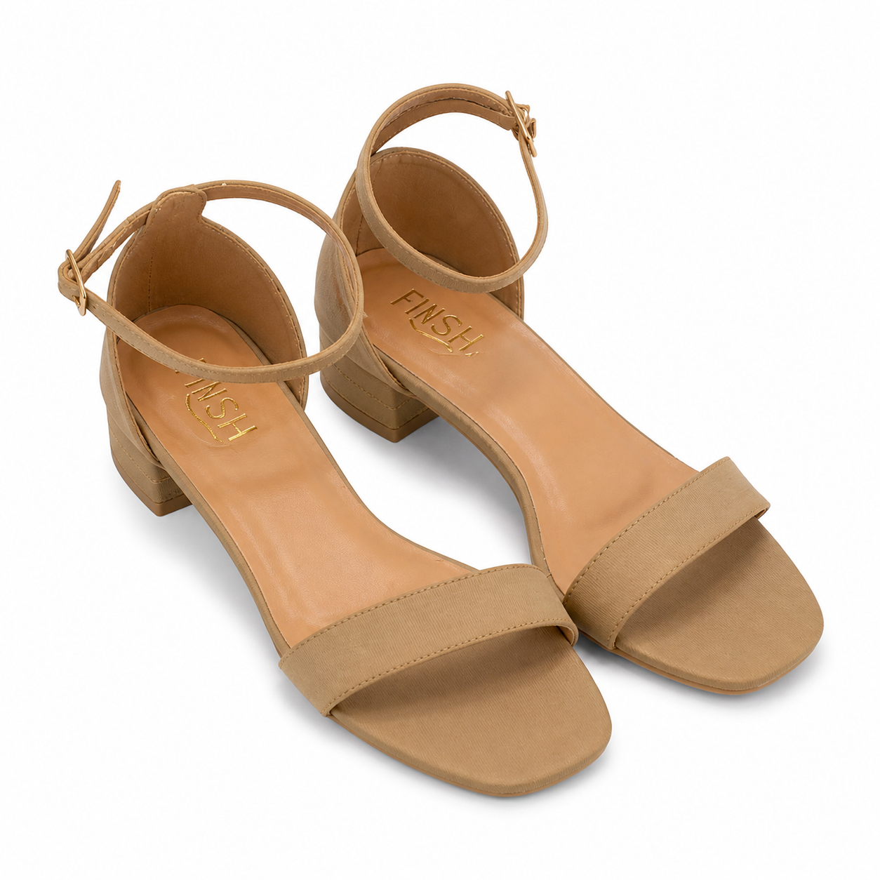SINGLE STRAP BLOCK HEEL