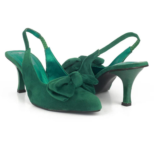 TIE KNOT HEEL - GREEN