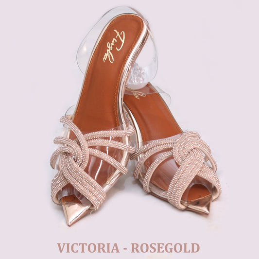 VICTORIA HEEL - ROSE GOLD