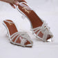 VICTORIA HEEL - SILVER