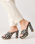 MISS 5 INCH PLATFORM HEEL LEOPARD