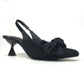 TIE KNOT HEEL - BLACK