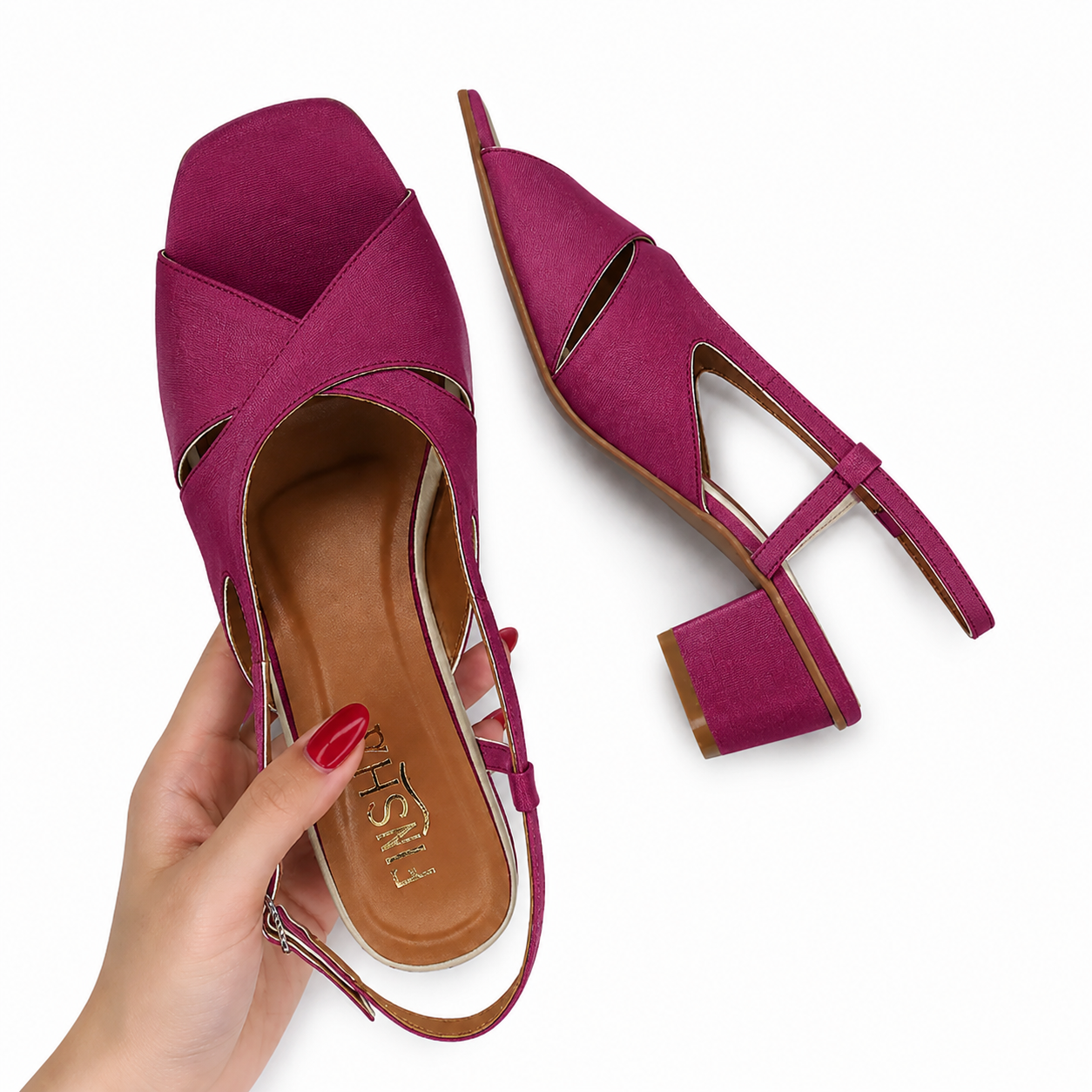 BLOCK HEEL SANDAL - Finsha Shoes
