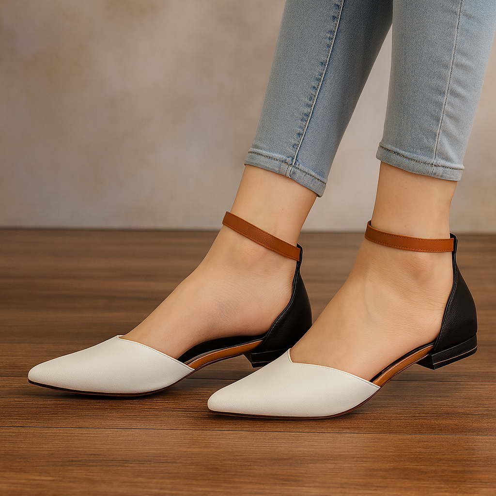 BUTTERFLY FLAT MULES - Finsha Shoes
