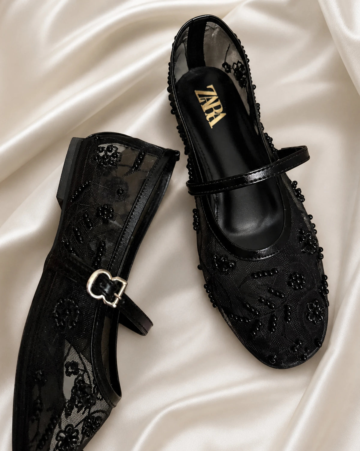 Embroidered Pumps