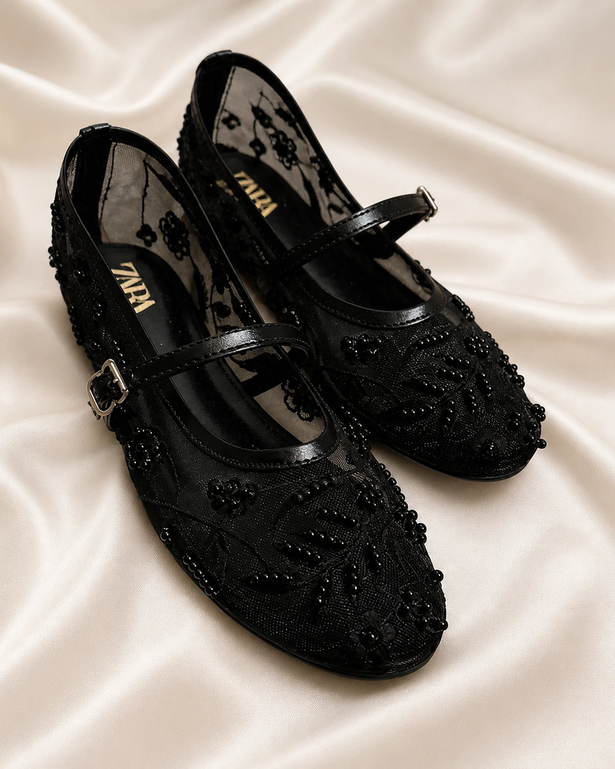 Embroidered Pumps