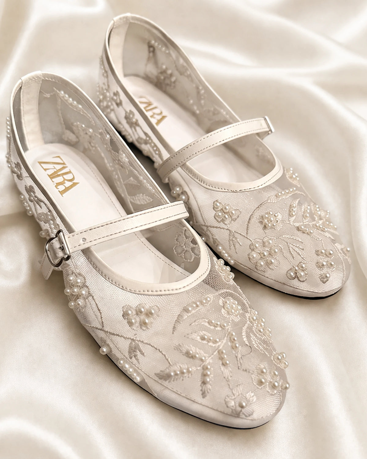 Embroidered Pumps