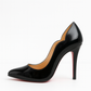 Kitkate French Red bottom 4 Inch Heel| Black