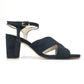 WOODEN BLOCK HEEL - BLACK